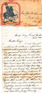 Unknown Soldier’s Letter with Patriotic Envelope
