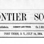 Frontier Scout Civil War Newspaper